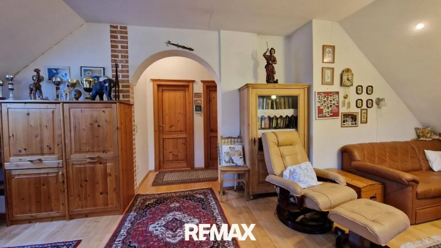Zugang Schlafzimmer, Büro und Badezimmer