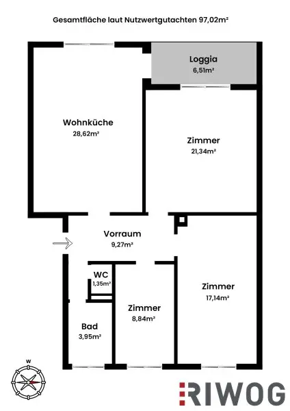 ERSTBEZUG nach Sanierung I 4 Zimmer Wohnung mit Loggia I Tischler Küche mit Siemens Geräte inklusive I Ruhelage I Naturpark Föhrenberge I 360° Rundgang