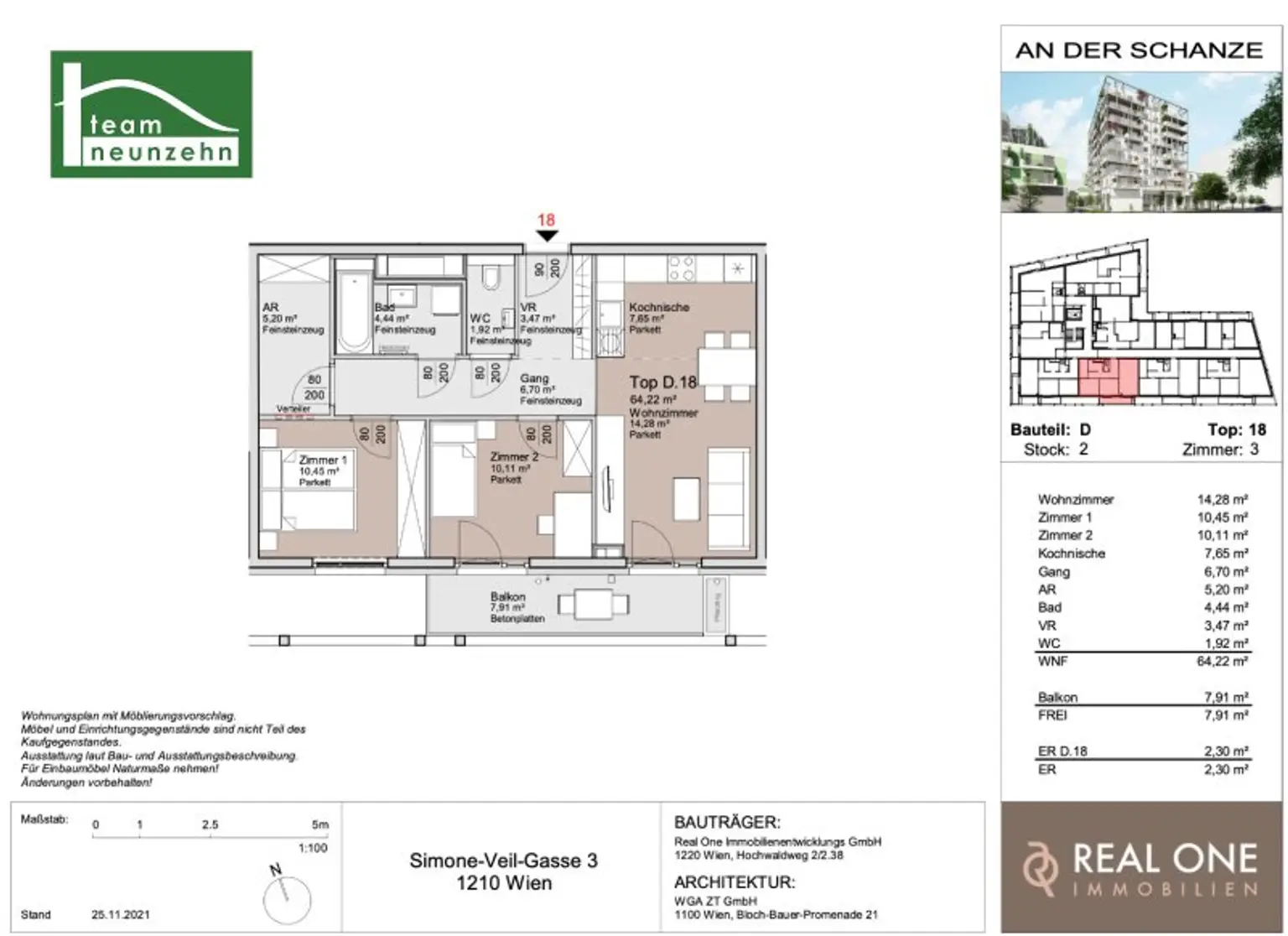 „An der Schanze“ – Exklusives Wohnen im Donaufeld