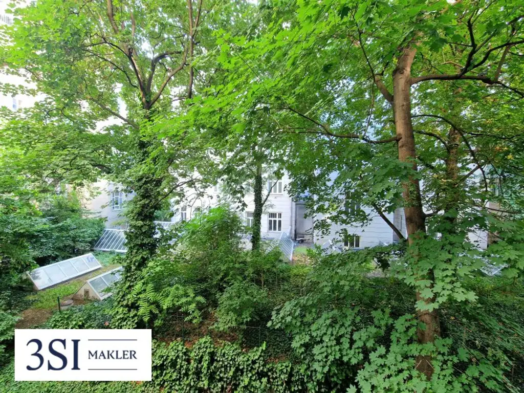 Elegante 3-Zimmer-Wohnung mit sonniger Loggia in grüner Lage im Herzen Wiens