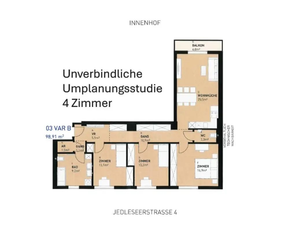 POTENZIAL auf 102m² nahe Floridsdorfer Spitz!