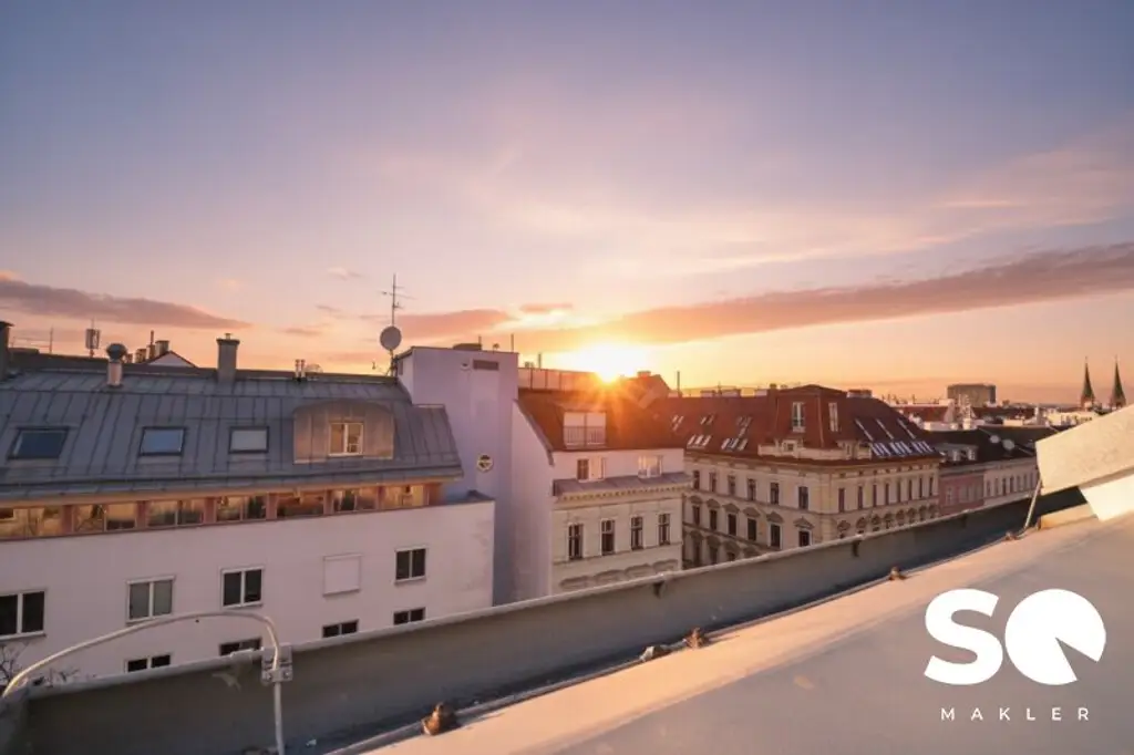 #SQ - DACHGESCHOSSWOHNUNG BEIM AUGARTEN (GAUßPLATZ) & NÄHE DONAUKANAL (U4) mit FERNBLICK [STYLISCH & NEUWERTIG]