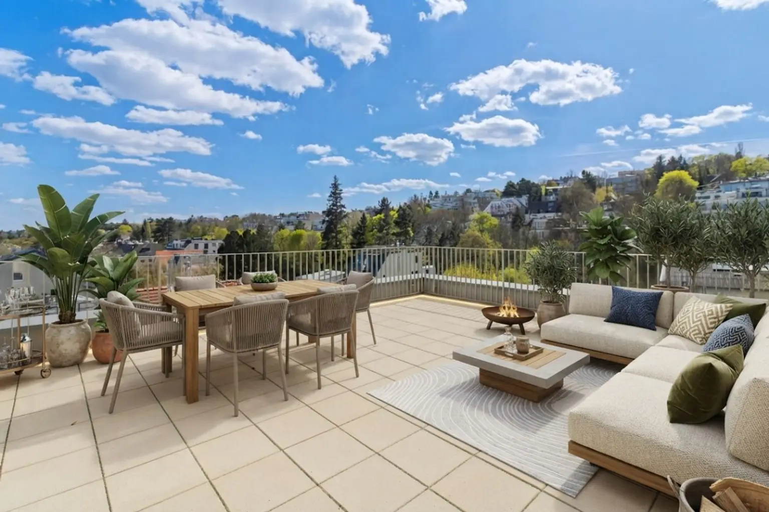 Visual Dachterrasse | ++ GENIALE 3-Zimmer MAISONETTE ++ Erstbezug | Prima Service Immobilien