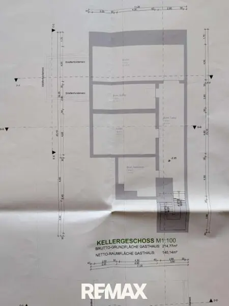 Plan Kellergeschoss