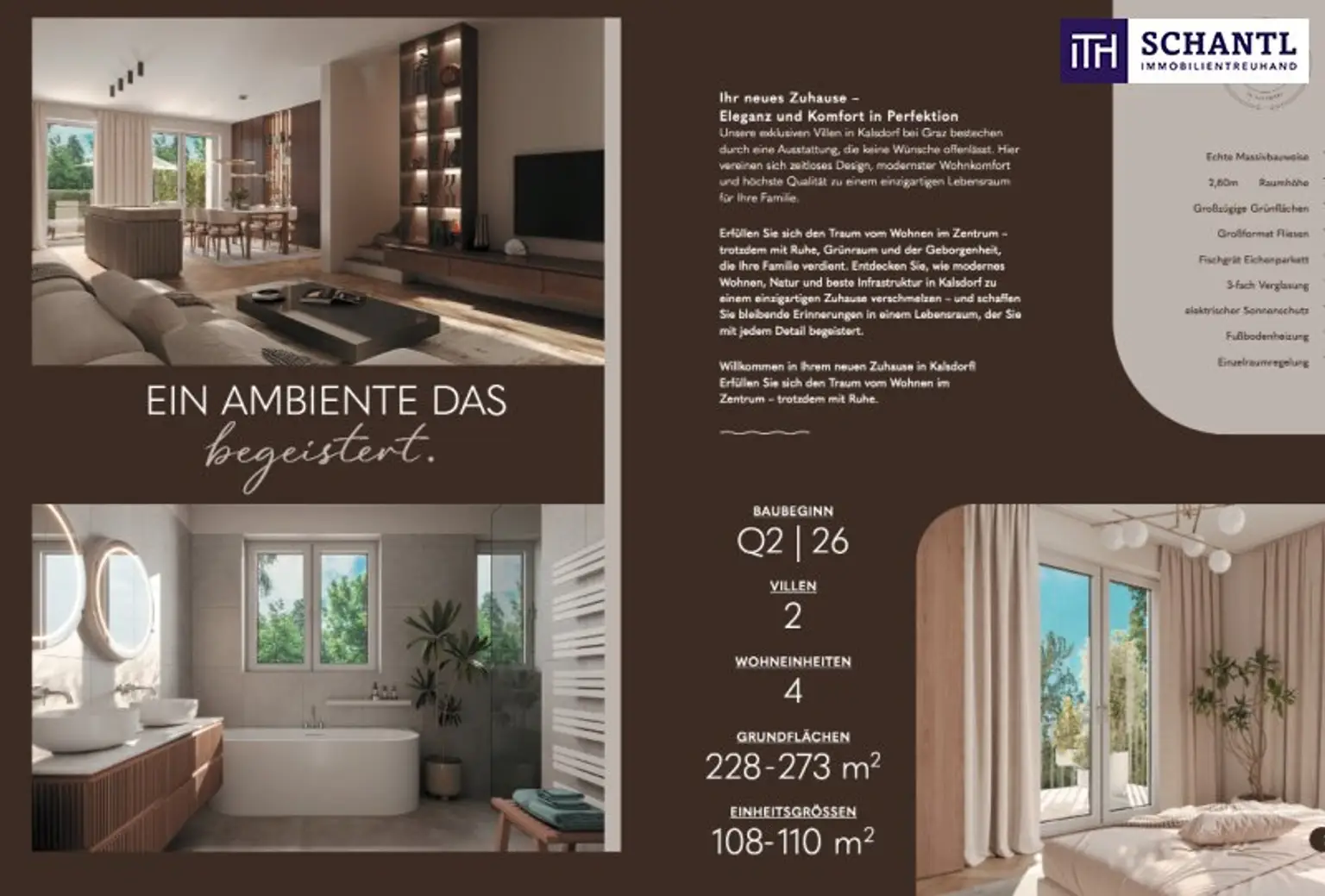 Willkommen in Ihrem neuen Wohlfühlzuhause - exklusives Doppelhaus-Projekt in Kalsdorf