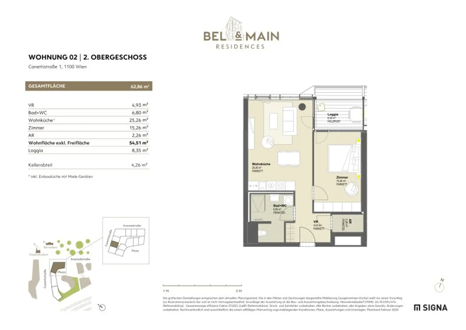 2-ZIMMER LUXUS-APARTMENT - BEL & MAIN AM BELVEDERE!