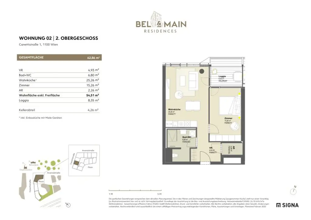 2-ZIMMER LUXUS-APARTMENT - BEL & MAIN AM BELVEDERE!