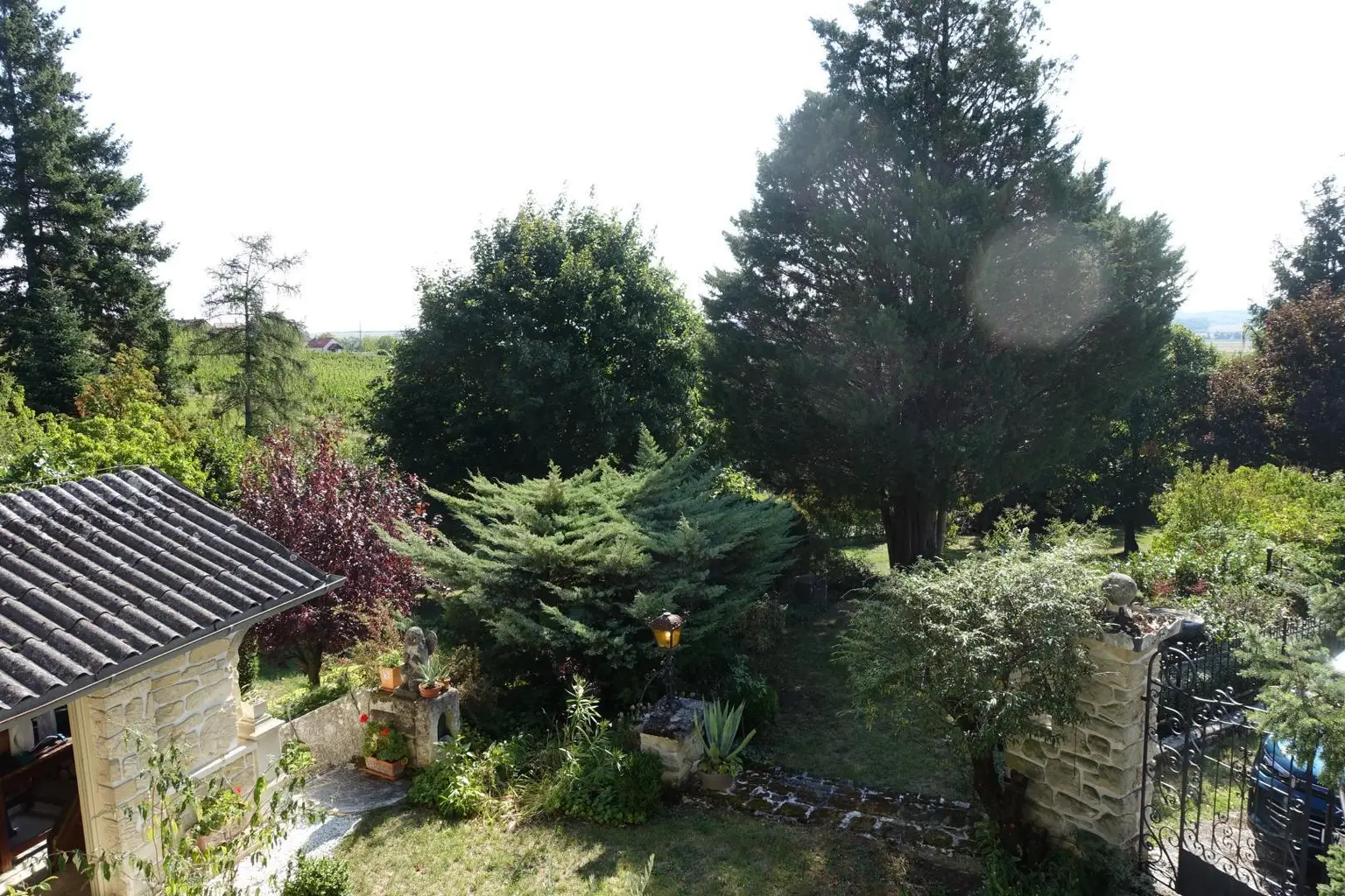 Ausblick von der Terrasse