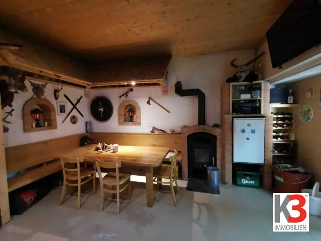 K3 - Gemühtlicher, barrierefreier Bungalow mit kleiner Werkstatt und angebautem Pavillon