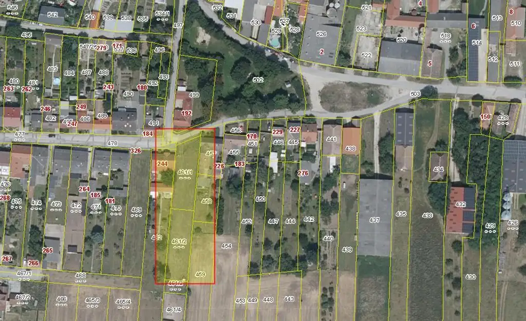 Grundstück Lageplan