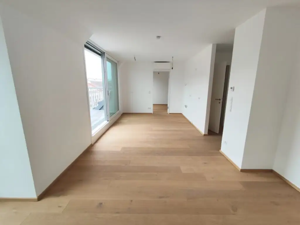 Modern wohnen in Meidling! DG-2-Zimmer-Erstbezug mit Sonnenterrasse - Top70