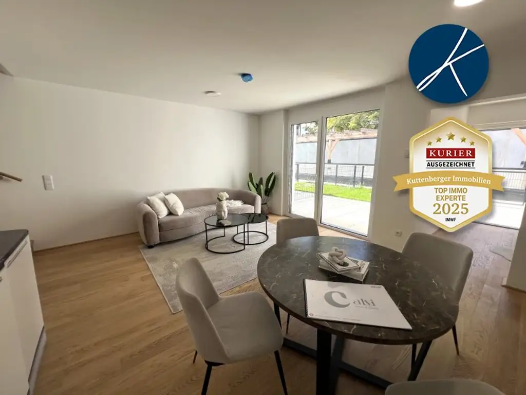 Gut vermietbar für Anleger nähe U6 Erlaaer Straße: Traum-Reihenhaus als Erstbezug mit Garten und Dachterrasse