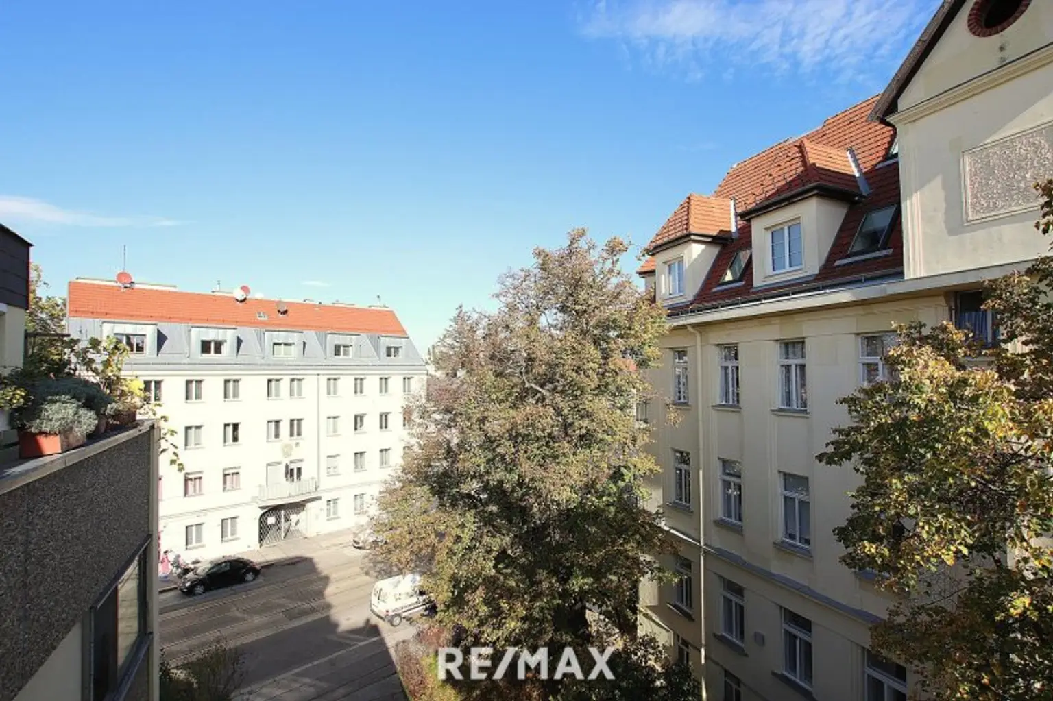 Blick zur Hietzinger Hauptstraße