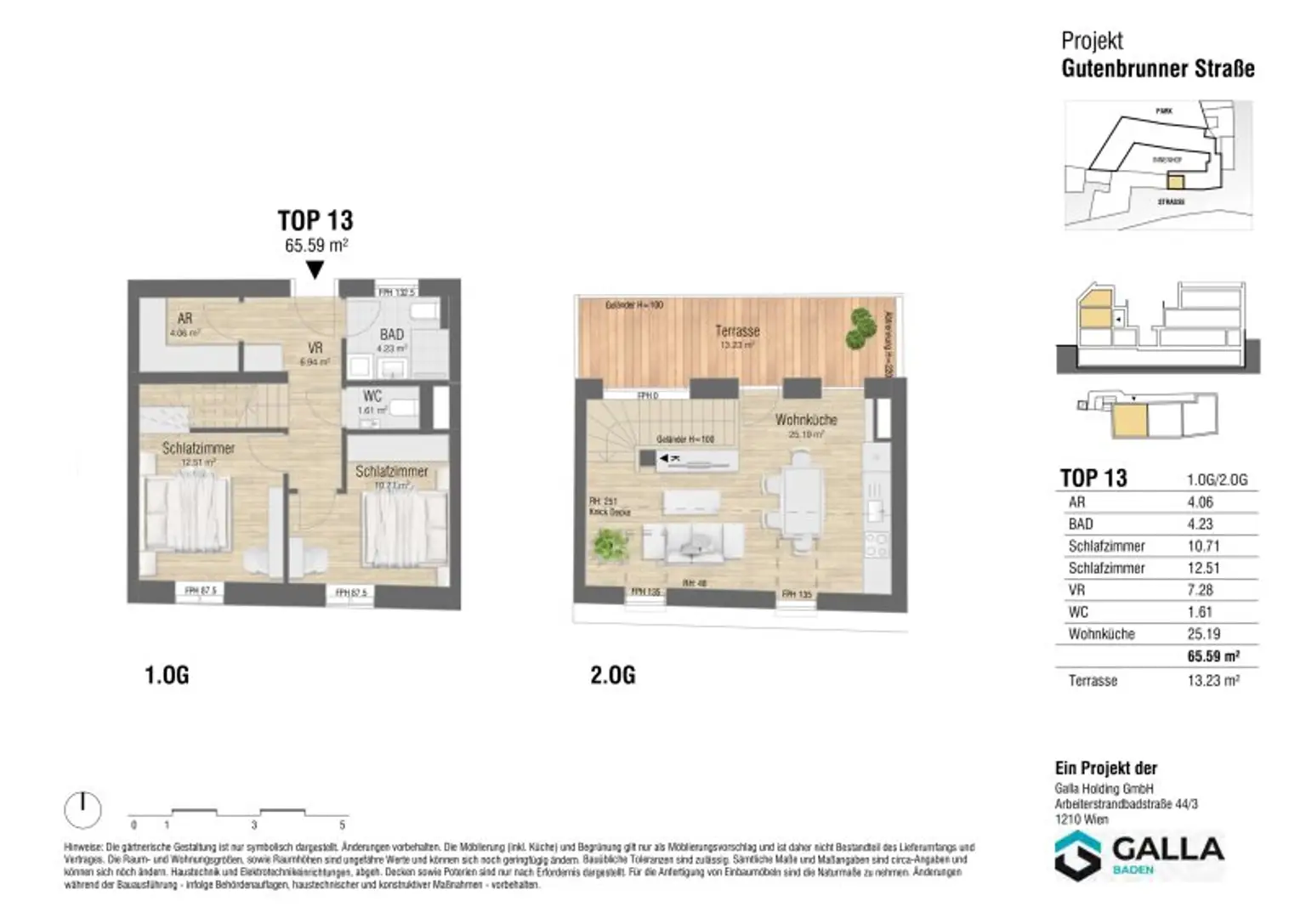 Erstbezug in Badens Toplage – Maisonette im 1. OG, 5 Min. zum Zentrum – jetzt kaufen, bevor’s teuer wird!