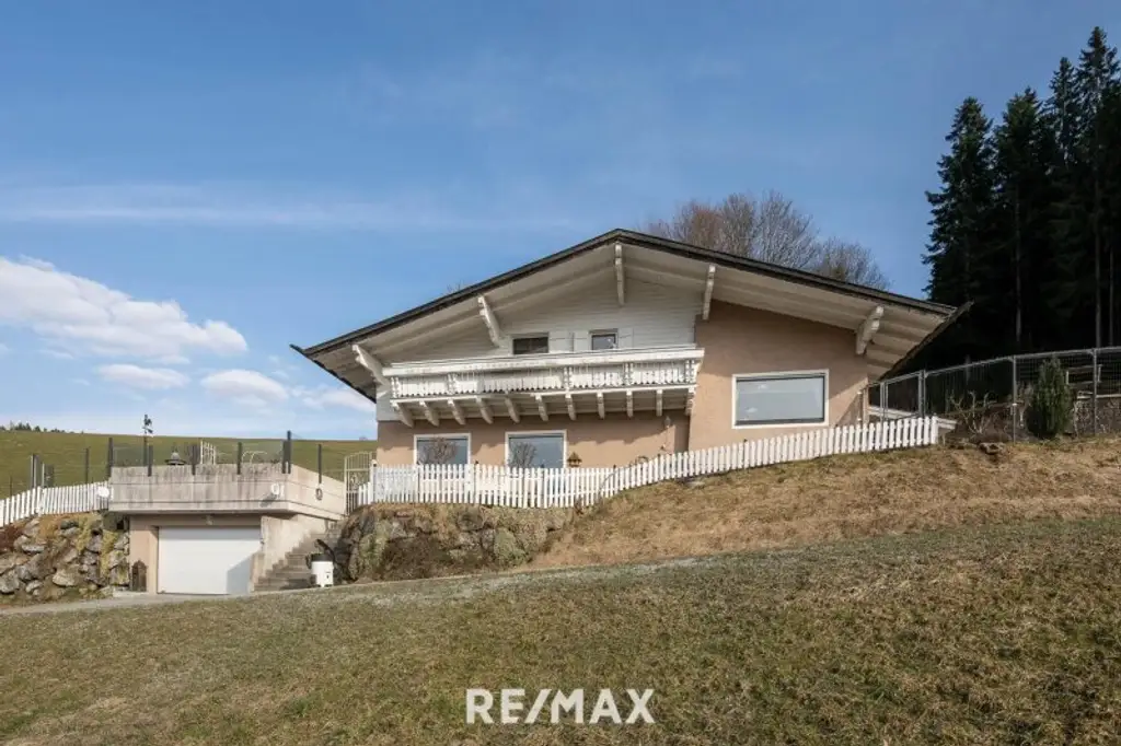 "Wo Lebensqualität beginnt" - Haus mit Panoramaausblick in Pfarrwerfen!