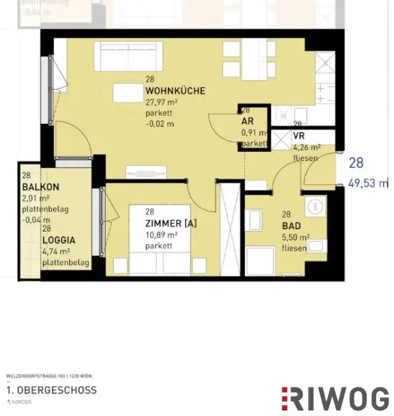 || Moderne 2-Zimmer Erstbezugswohnung mit  Balkon, Loggia & extra Eigengarten im Erdgeschoss || Nahe der Inneren Stadt ||
