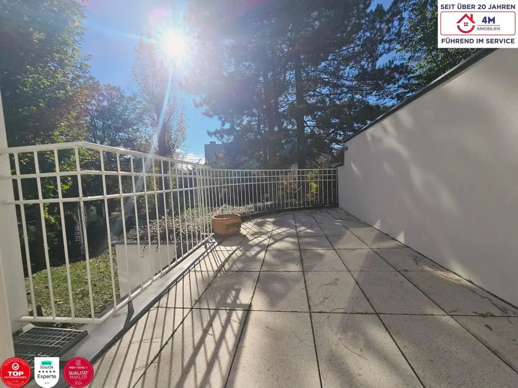 Exklusive Garten-Maisonettewohnung mit  2 Terrassen  und Garage am Küniglberg 🏡
