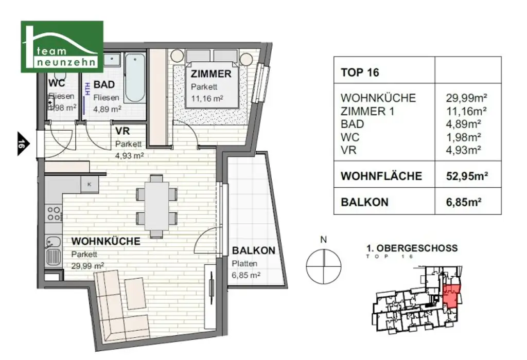 Karmeliterhof - Neubauwohntraum beim Rathausplatz