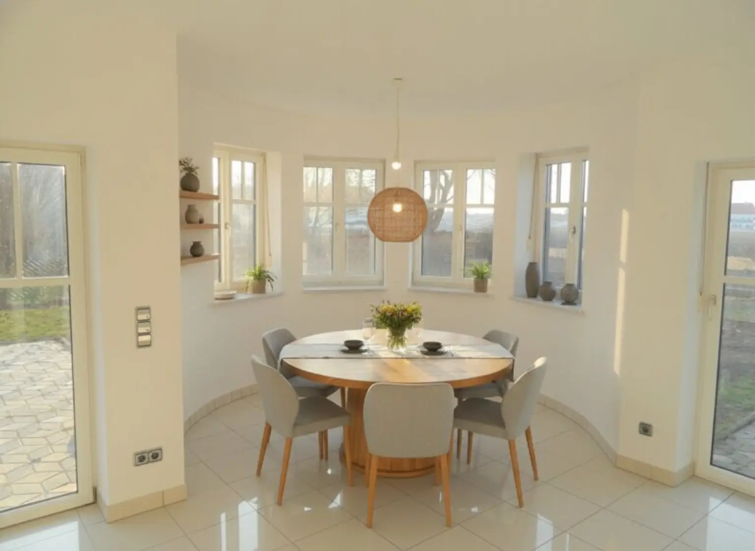 >> MIETHAUS mit 6 ZIMMER, DOPPELGARAGE, KELLER und EIGENGARTEN, am ORTSRAND!