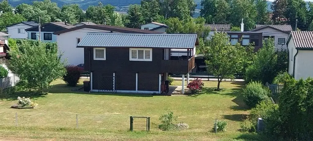 ZWEITWOHNSITZ ODER KLEINES KNUSPERHÄUSCHEN FÜR EIN BIS ZWEI PERSONEN IN SCHÖNSTER GRÜN- UND RUHELAGE IN LANGENLEBARN AN DER DONAU AUF PACHTGRUND