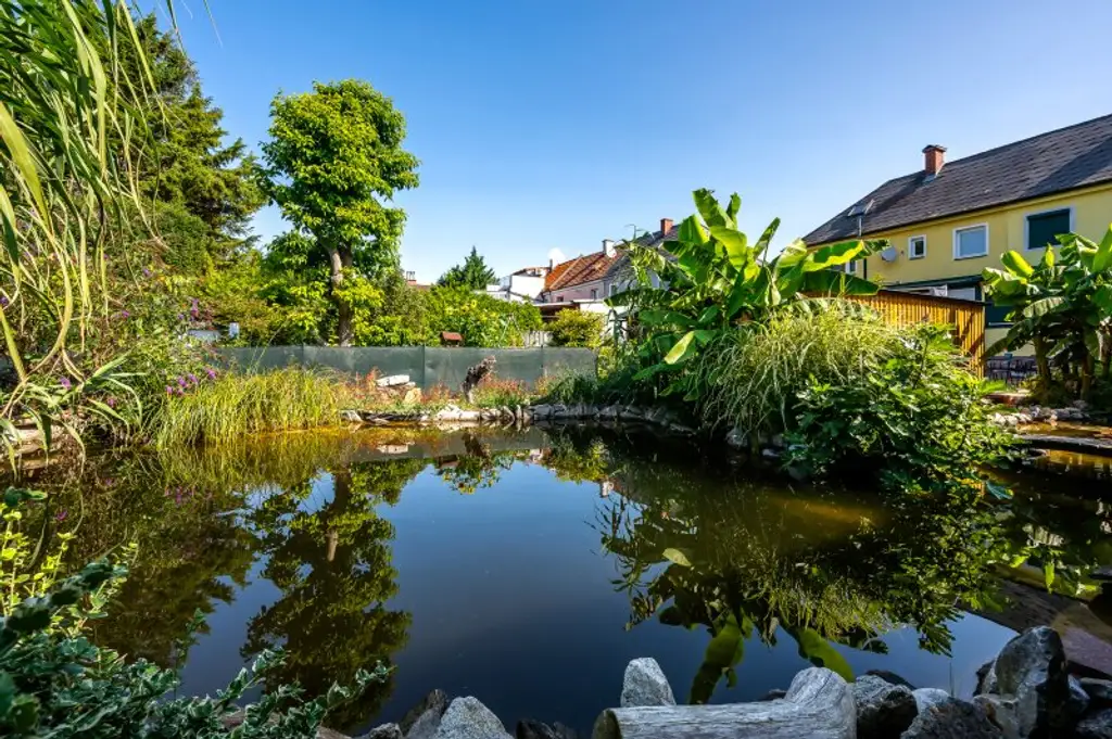 Bezauberndes Haus mit großem Garten und Schwimmteich