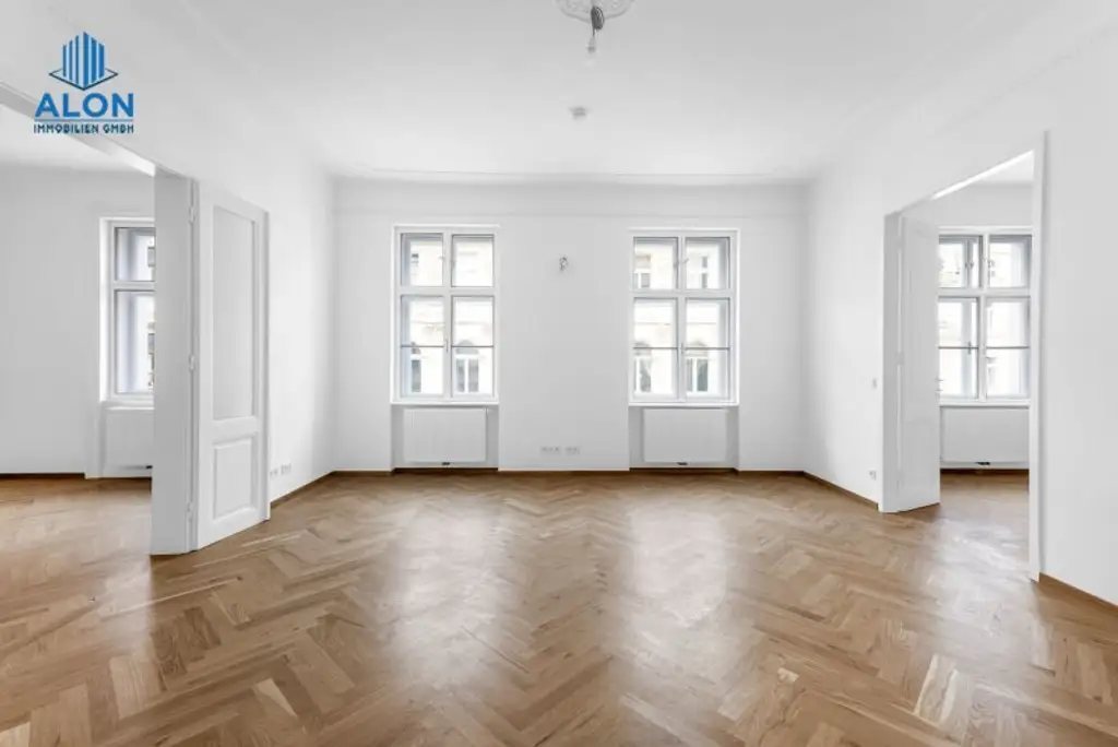 Generalsanierte 5-Zimmer-Altbauwohnung mit Klimaanlage –  Exklusiver Wohntraum im Herzen der Wiener Innenstadt!