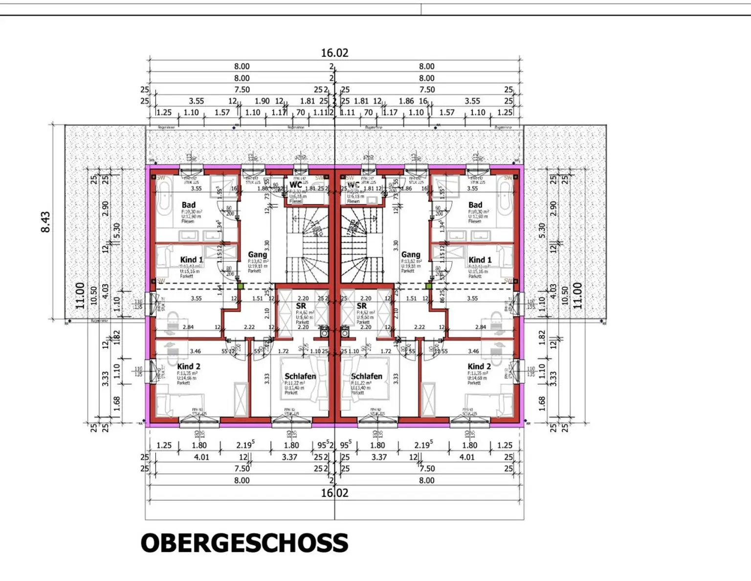 Doppelhaus Projekt auf ruhigem Baugrundstück in Pennewang/Wiesham!