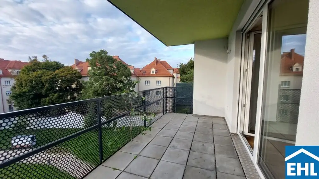 3-Zimmer-Wohnung mit 10m² großen Balkon & sehr guter Infrastruktur nahe der Donauinsel