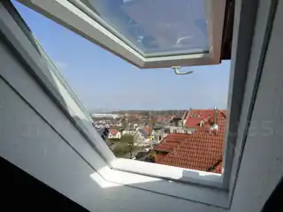 Blick aus dem Abstellraum