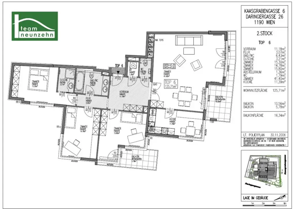 Großzügige 4-Zimmer Wohnung in toller Lage in Wien Döbling - ab sofort beziehbar!