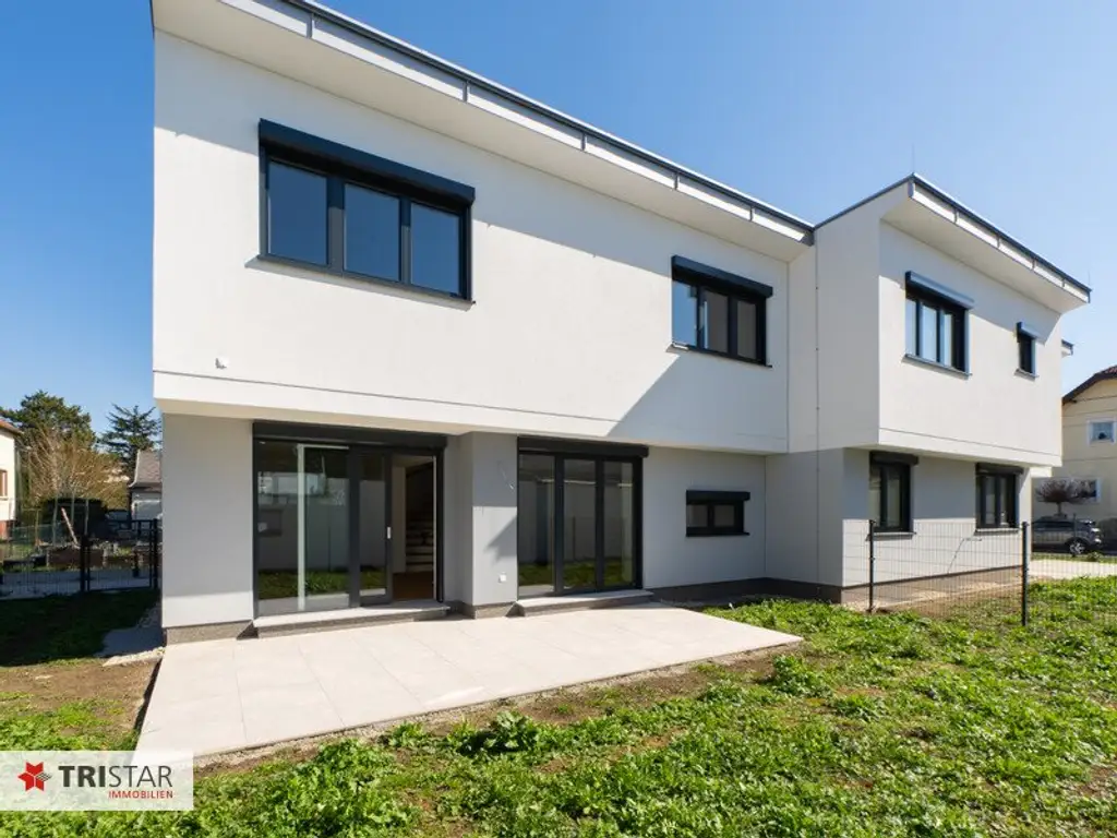 Moderne Doppelhaushälfte in Wien – Erstbezug mit Garten und Terrasse! Ideal für Familien!