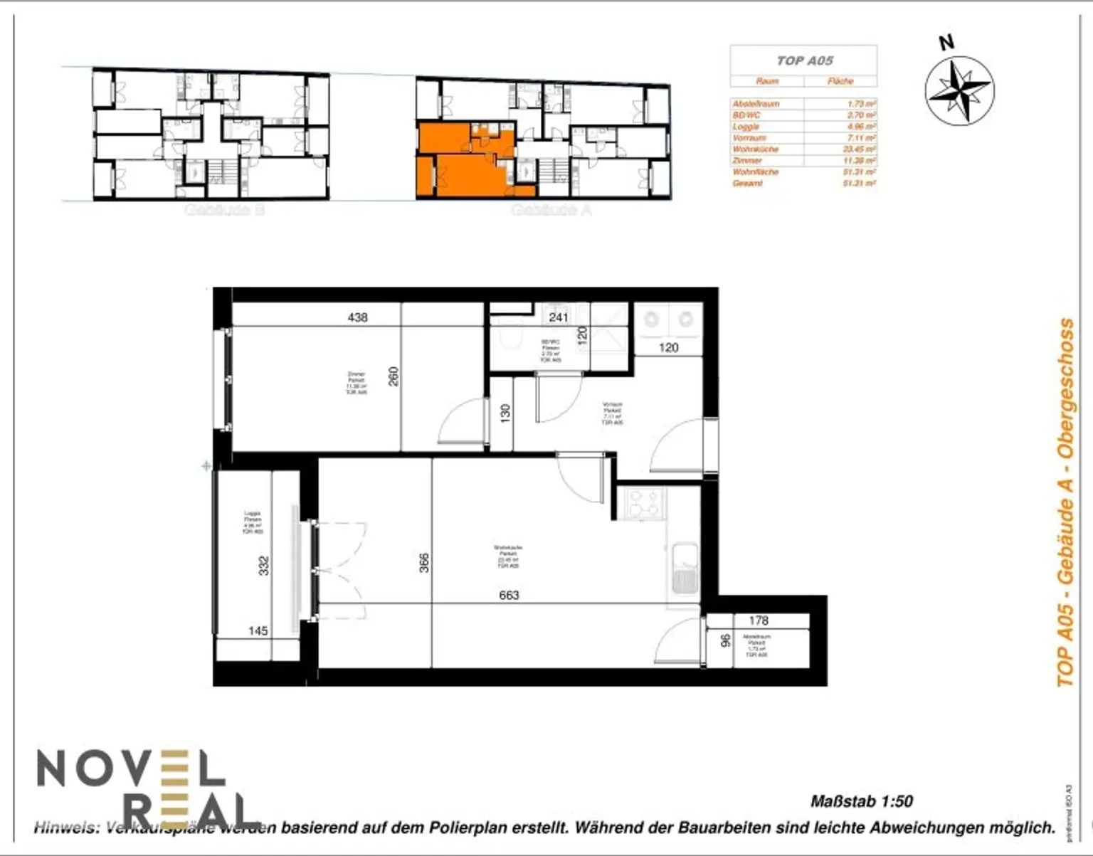Loggia inklusive – stilvoll wohnen mit Ausblick