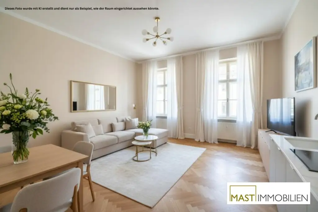 *Neu* Sanierungsbedürftige 1-Zimmer Altbauwohnung beim Clemens Hofbauer Park!