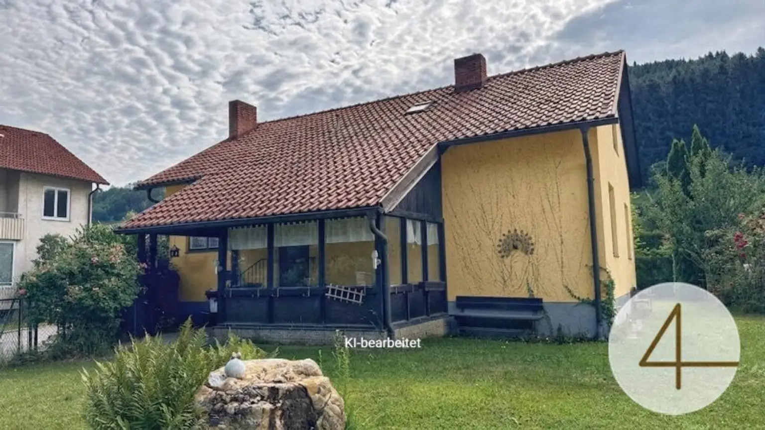 Fassade "gestrichen"