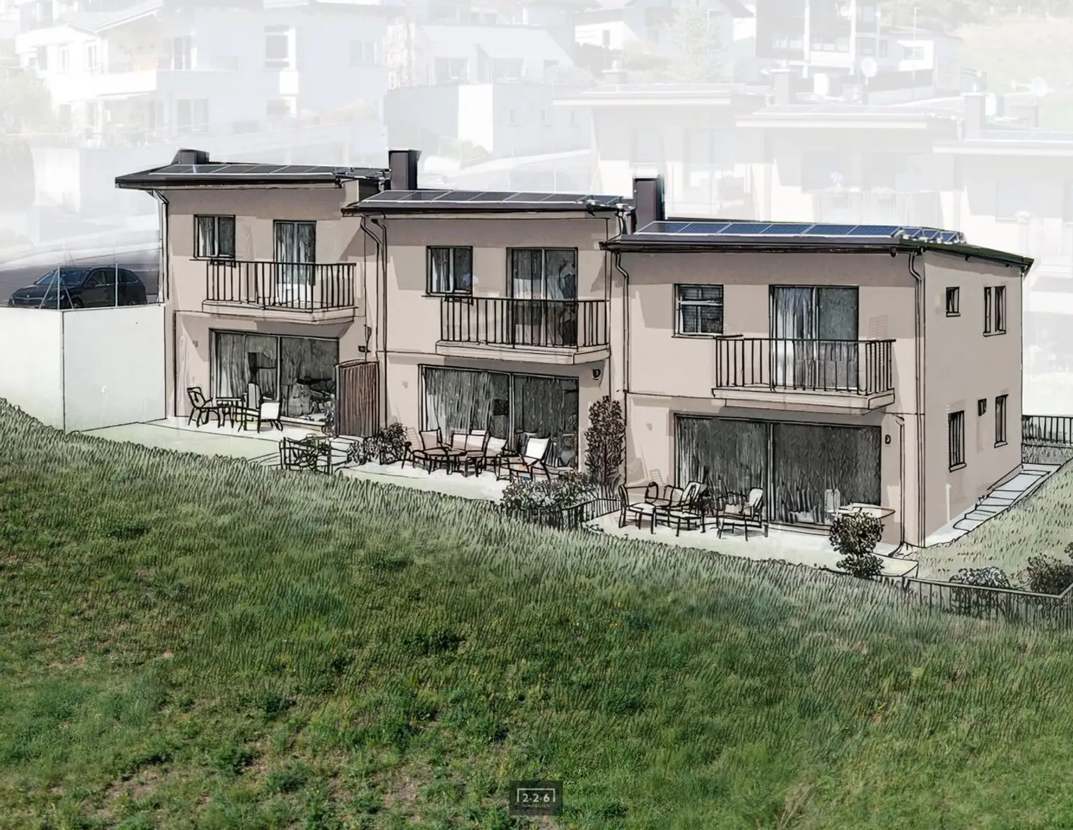 226 Immobilien: VERKAUFSSTART! Ihr NEUES Reihenhaus in TELFS