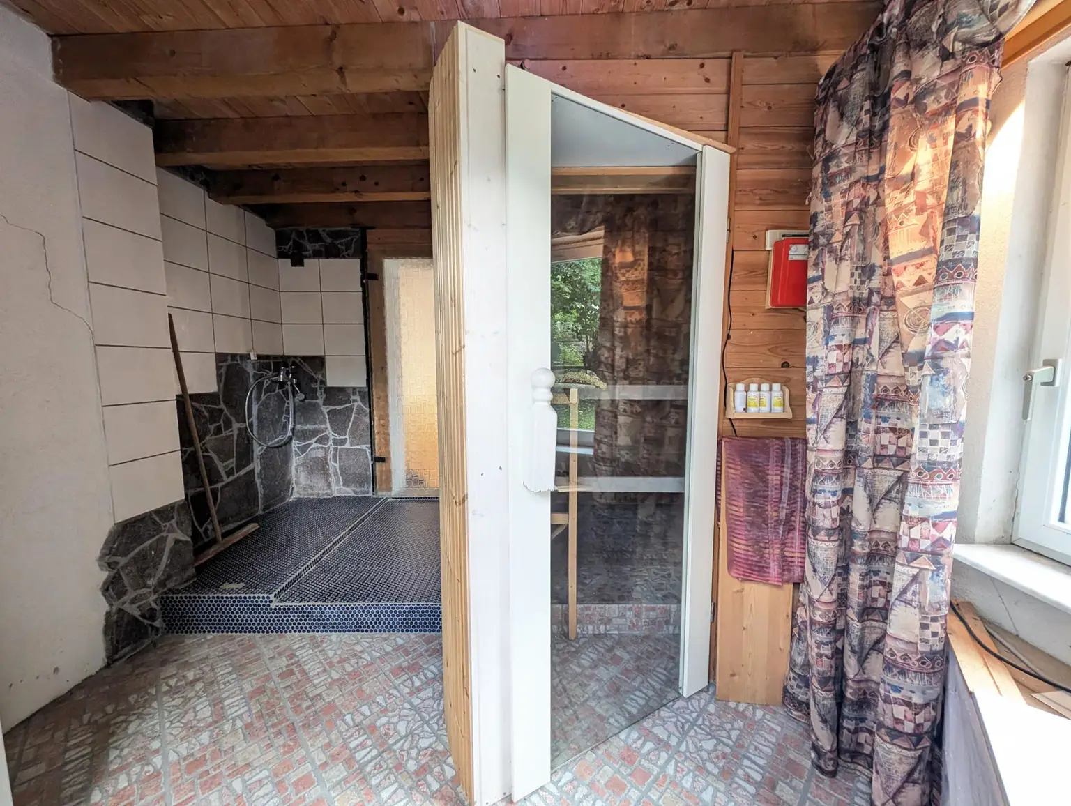 Sauna Anbau