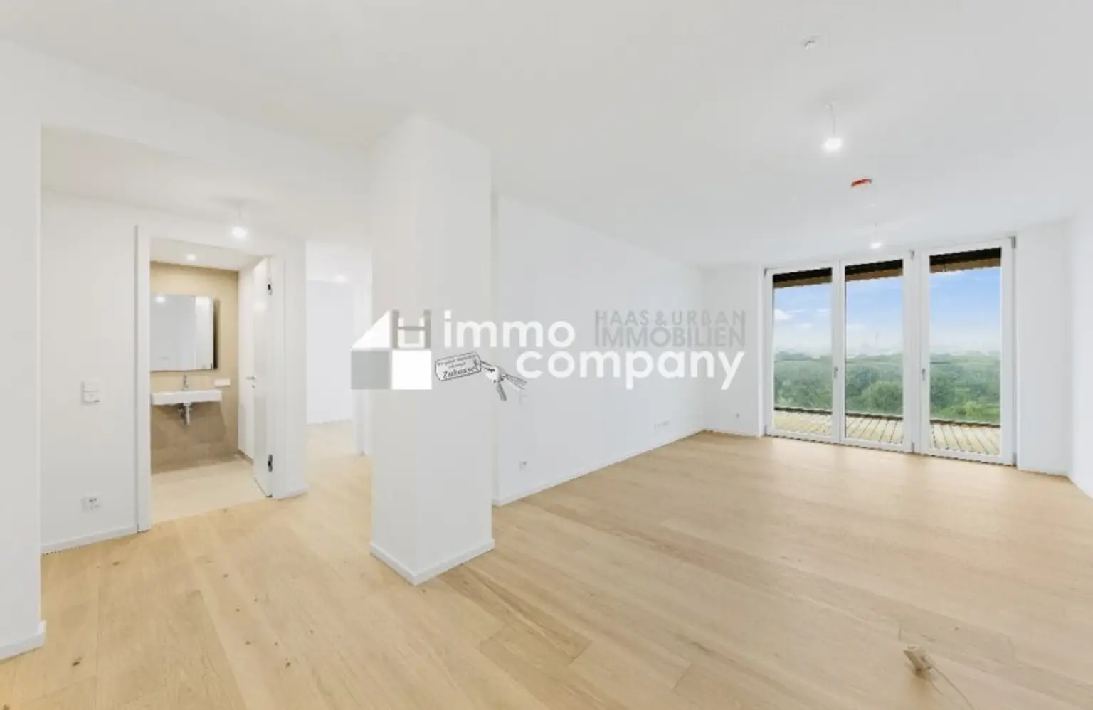 Einzigartige 5-Zimmer-Wohnung mit 45 m2 großem Balkon und Stadtblick in einem neuen, mehrstöckigen Premiumgebäude! Pool, Sauna, Gym!2. Bezirk. U2