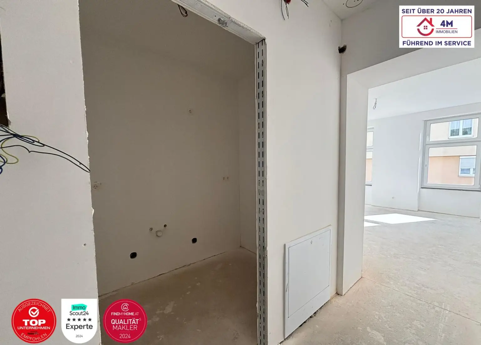 Neuwertig & stilvoll: 2-Zimmer-Erstbezug mit 39,5 m²