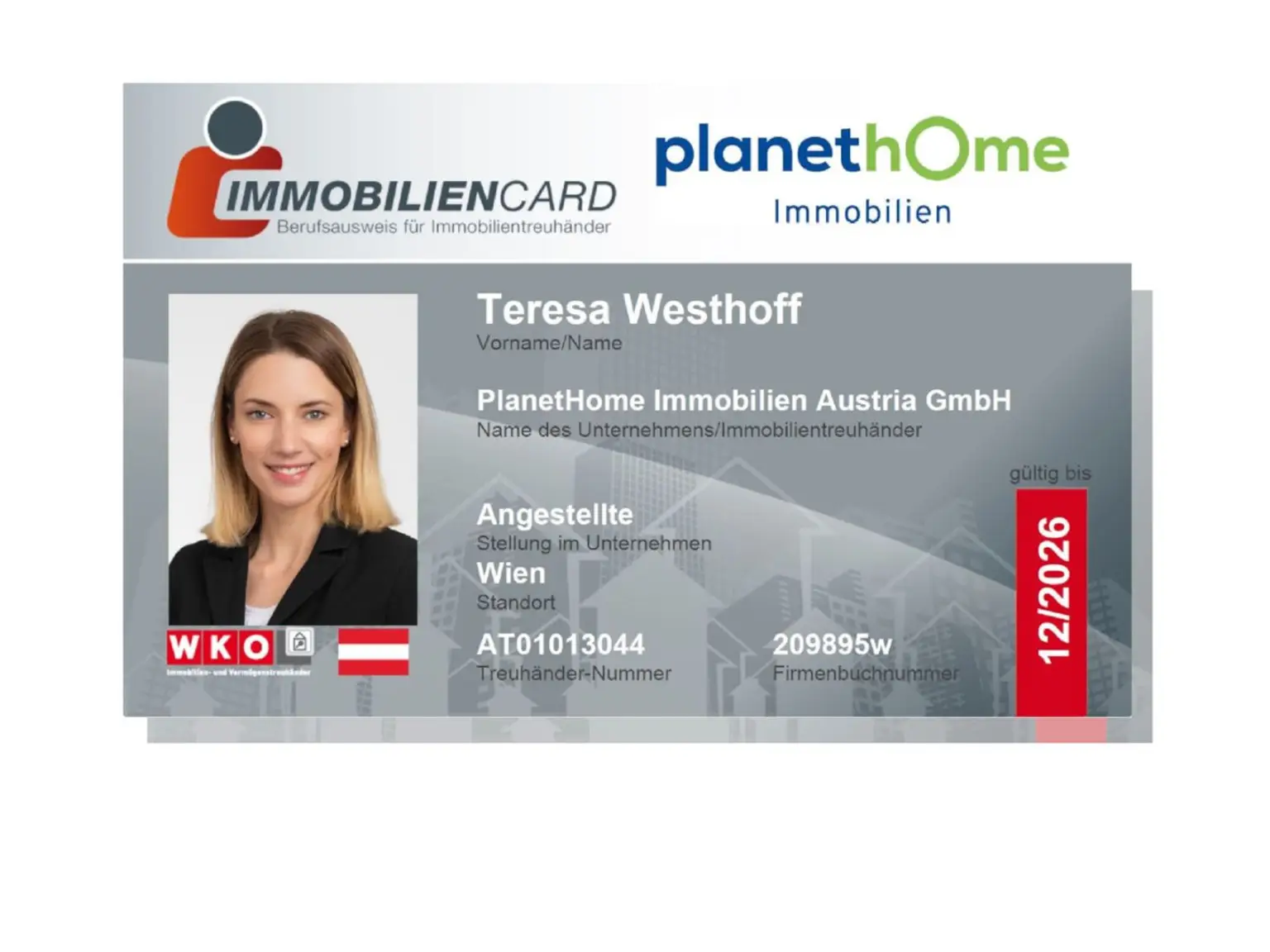 Immobiliencard