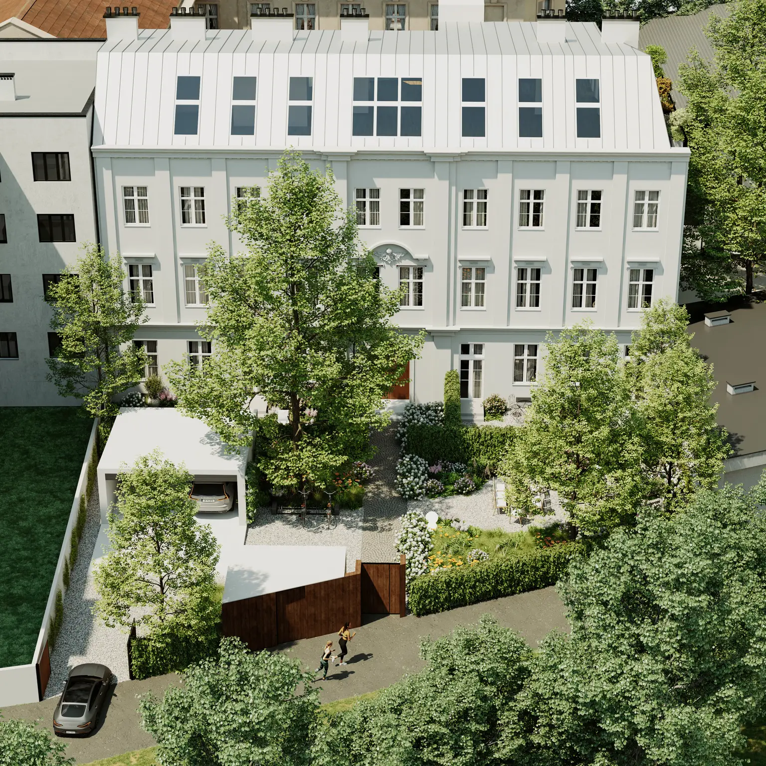 Das Penthouse über den Baumkronen