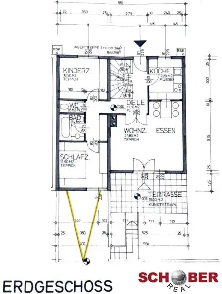 Doppelhaushälfte - 500 m zur Stadtgrenze Baden
