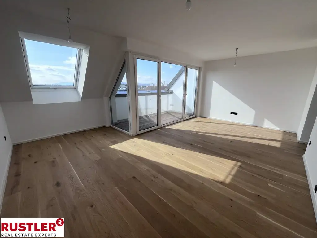 Wohnen mit Stil & Blick auf die Gloriette | Erstbezug im Dachgeschoss und Terrasse | Reinlpark
