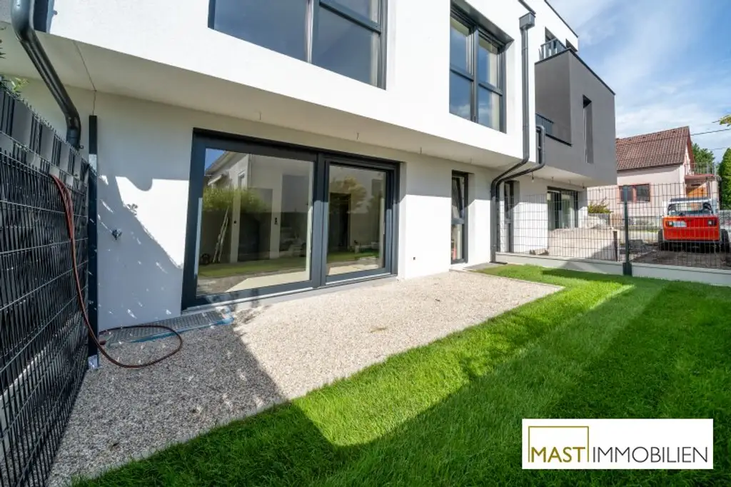 4 Etagen Wohnkomfort! Attraktives Reihenhaus mit Garten, 2 Terrassen & traumhaftem Ausblick – in ruhiger Lage im 22. Bezirk