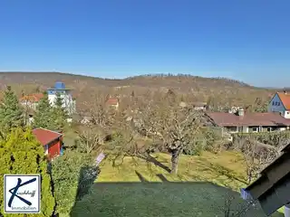 Ausblick vom Balkon