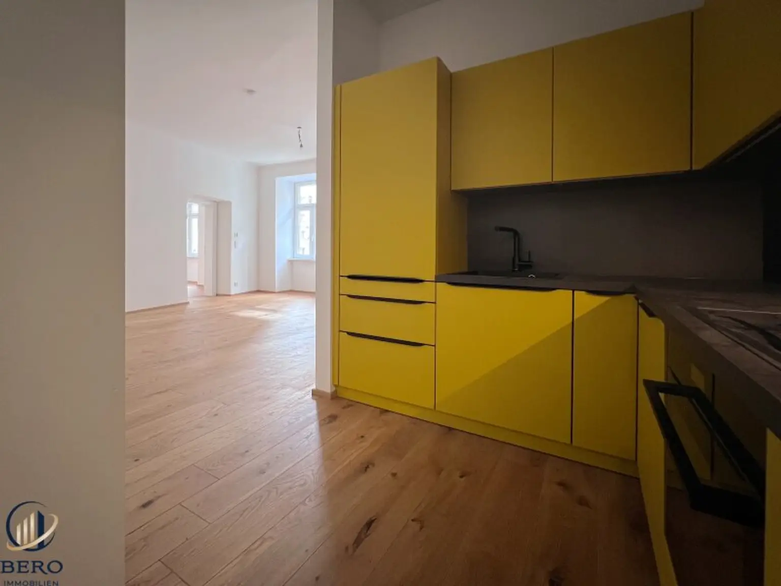Blick in das Wohnzimmer