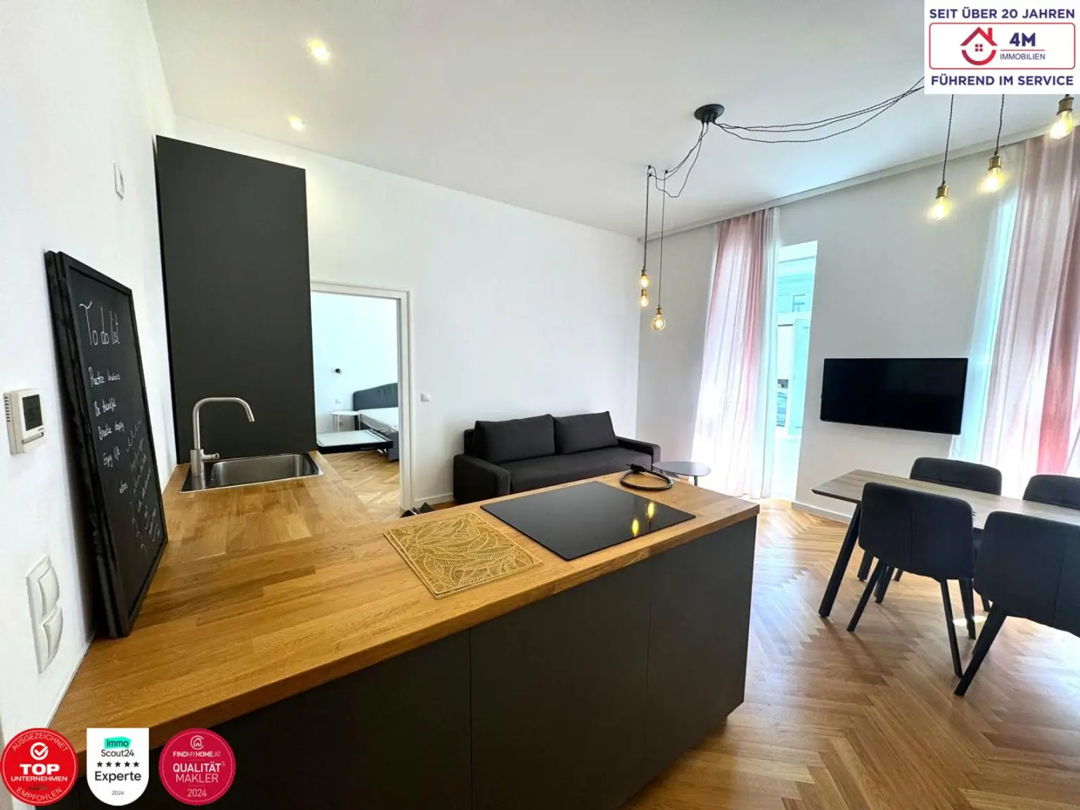 Eleganter Altbau trifft modernen Wohnkomfort – sanierte 2-Zimmer-Wohnung nahe Donauinsel