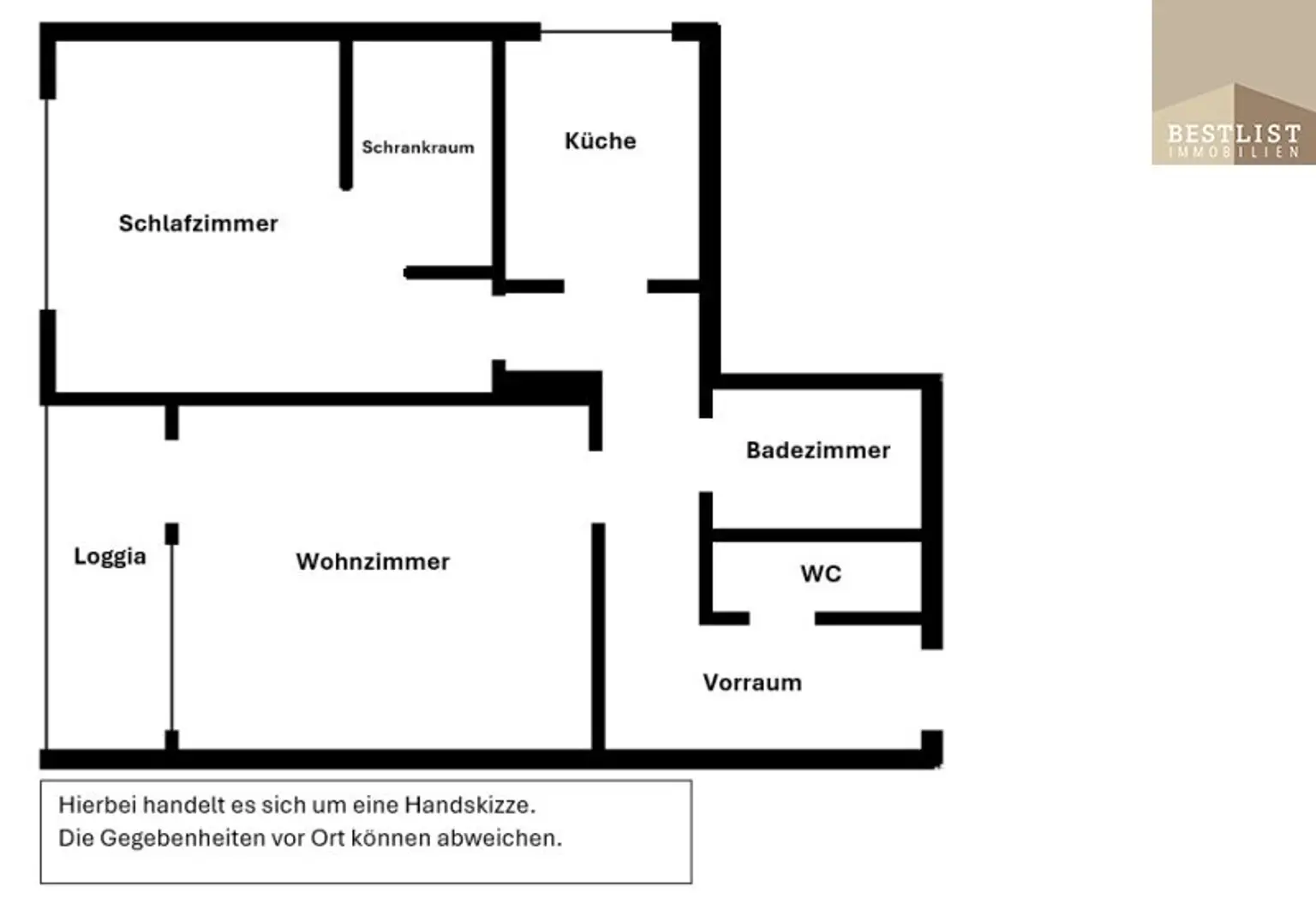 2-Zimmer Wohnung inkl. Loggia & Parkplatz!
