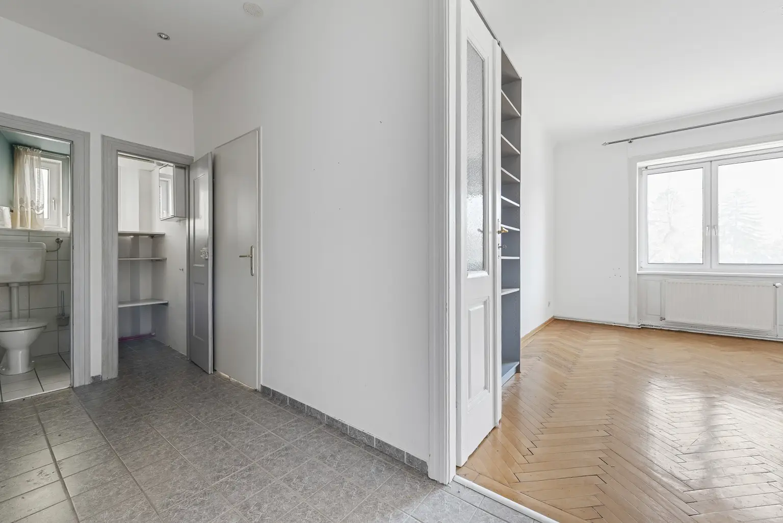 Die perfekte zwei Zimmerwohnung - zum Selbersanieren!