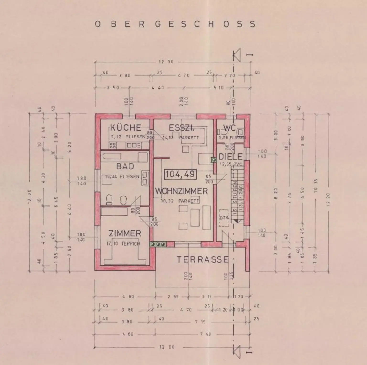 Grundriss Obergeschoss