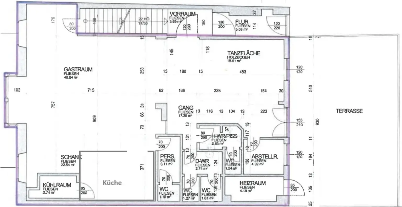 Restaurant OG | ++ NEU ++ Investitionsjuwel: Zinshaus - Fußgängerzone von Wiener Neustadt | Prima Service Immobilien